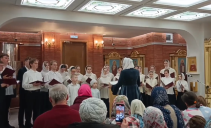 Детско-юношеский хор нашего собора дал концерт в храме святого Георгия Победоносца