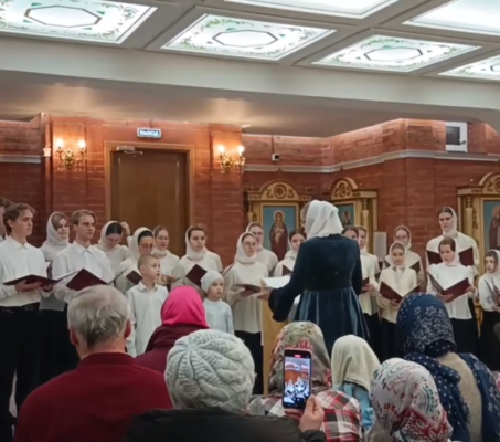 Детско-юношеский хор нашего собора дал концерт в храме святого Георгия Победоносца