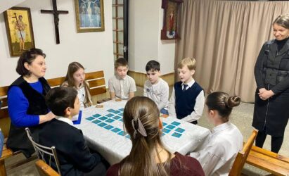 Полуфинал межприходского турнира среди воскресных школ по игре в сюжетное МЕМО